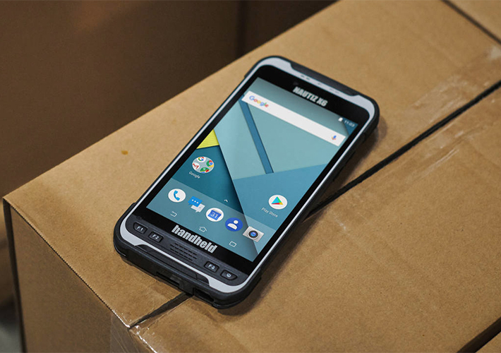 Foto Phablet Android con diseño robusto para entornos industriales.